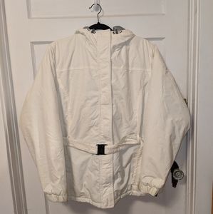 White Sierra Waterproof Ski Jacket 🎿